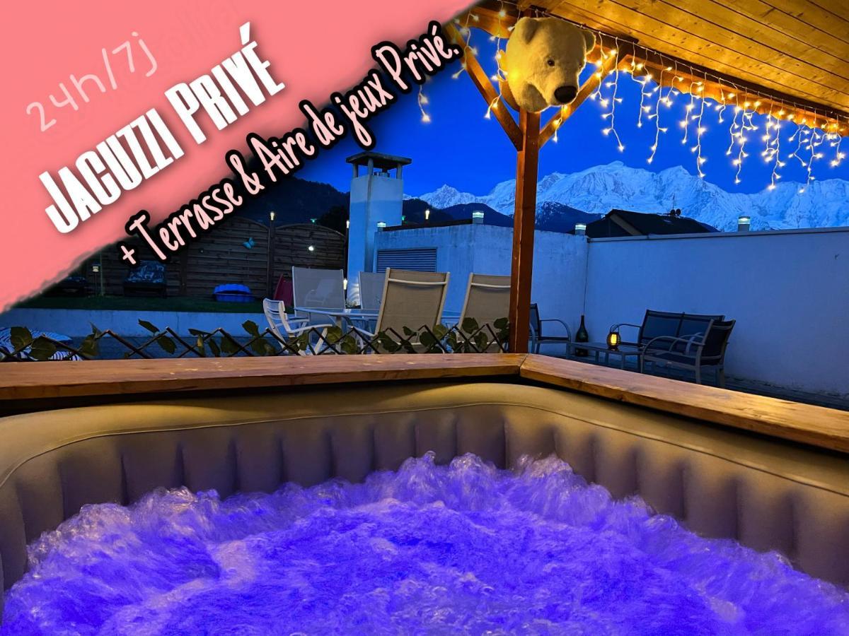 Rooftop 1 - Jacuzzi privé au pied du Monte-blanco Sallanches Extérieur photo